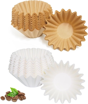 1-2 Cup Coffee Filters, 200 Count Disposable Natural Unbleached Thicken Pleated Filter Replacement for Miniature Mr Coffee, Small Coffee Maker, Single Serve Coffee Pot, Pour Over Coffee Kit