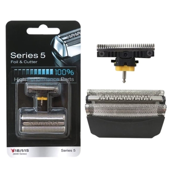 Upgraded 51B Black Shaver Razor Foil Cutter Blade w/Sealed Packaging Replacement for Braun WaterFlex shaver 5721 5722 5723 5724 5735 5736 5737 5738 5739 5742 5743