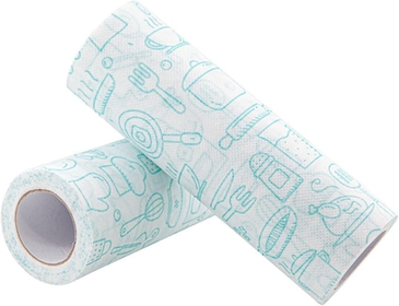 2 Rolls Roll Paper for Kitchen Uses Cleaning Rags Clean Towels for Face Cleaning Towel Cleaning Wipe Cloth Kitchen Towel Kitchen Cloth Non-woven Fabric Kitchen Supplies Dedicated