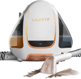UWANT Portable Carpet & Upholstery Cleaner Machine, 12Kpa Strong Suction Small Handheld Area Rug Spot Cleaner, Lightweight Shampooer for Car, Auto Detailer, Pet Stains, Furniture, Couch, B100