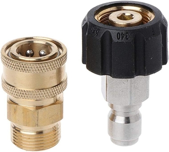 5000PSI Pressure Washer Adapter Set Quick Connect Couplers Kit M22 14 Foam Filter Oil Foam Filter Material Foam Filter Aquarium Foam Filter Cleaner Foam Filter Aquarium Sponge Foam Filter B