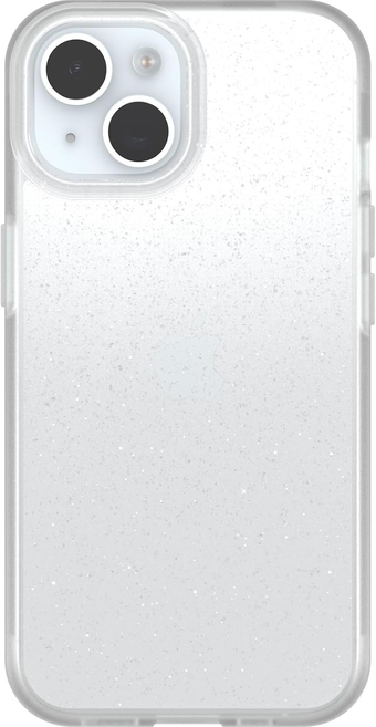 iPhone 15 (Only) Prefix Series Case - STARDUST (Clear/Glitter), ultra-thin, pocket-friendly, raised edges protect camera & screen, wireless charging compatible