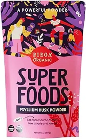 Organic Superfoods Psyllium Husk Powder, Organic Psyllium Husk Fiber, 14 Ounce (Pack of 1)