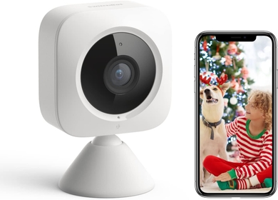 Security Indoor Camera, Motion Detection for Baby Monitor 1080P Smart Surveillance WiFi(2.4Ghz) Pet Camera for Home Security with Night Vision, Two-Way Audio, Works with Alexa