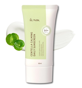 Centella Calming Moisture Daily Sunscreen SPF 50+ PA++++ Matte & No White Cast Centella Asiatica Dry Oily Sensitive Vegan Korean Skincare