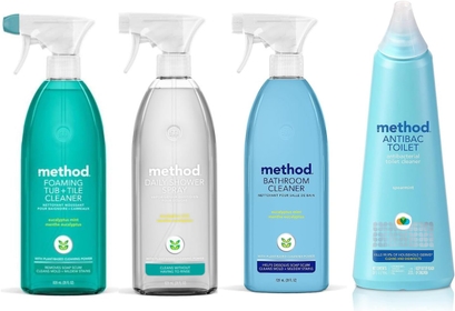 Bathroom Cleaning Products Variety Pack (Bathroom Cleaner Spray, Daily Shower Spray, Foaming Tub + Tile Cleaner. Toilet Bowl Cleaner 24 Oz.) Bundle Pack Of 4 Items