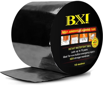 Flashing Roll Tape Membrane, 6 inches X 32 Feet Thick Waterproof Patch Seal Tape, Self-Adhesive SBS Modified Rubberized Asphalt, Deck Seam Joist Leak Sealant for Roof Window Gutter Repair Outdoor