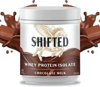 Whey Protein Powder, 100% Pure Whey Isolate, EAA and BCAA Powder, Muscle Building, Post Workout Support, Low Carb, Chocolate Milk Flavored, 25g Protein, 20 Servings