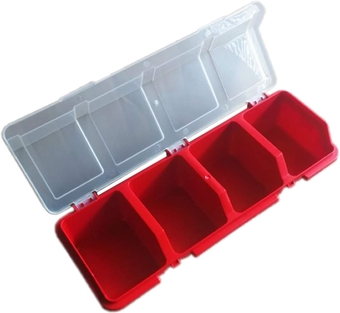 Plastic Tools Storage Box With Cover, Screw Toolbox Case, Components Sorting Organizer Holder