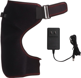 Heated Hip Thigh Brace, Adjustable Electric Heated Hip Brace Hot Compress Hip Groin Thigh Support Wrap for Men Women