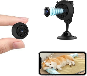 Mini Camera, Hidden Spy Security Camera, Body Camera, Hidden Camera with Audio and Video Recording, Portable Small Nanny Camera, Smallest Camera, Pet Camera.