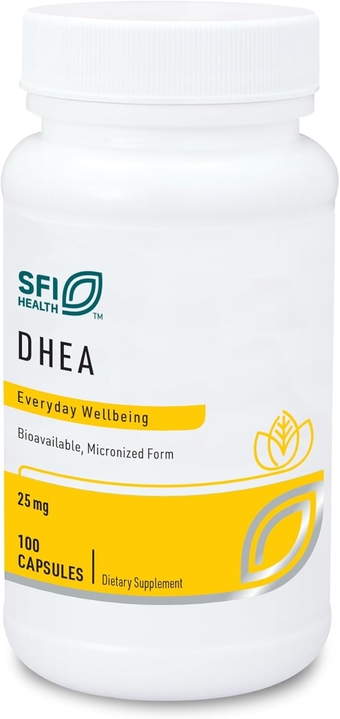 DHEA 25mg - Dehydroepiandrosterone Derived from Wild Yam - Micronized for Superior Absorption - Soy-Free, Hypoallergenic Supplement for Men & Women (100 Capsules)
