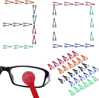 30 Pcs Eyeglass Cleaner Accessories Tool, Microfiber Glass Lens Cleaners for Replacement Pads kit,Portable Carbon Fiber Eyeglasses Cleaning Wiper Packs
