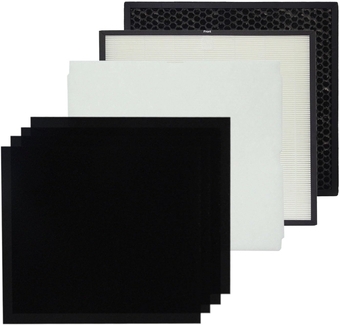 MinusA2 True HEPA Replacement Filter Kit Compatible with Rabbit Air MinusA2 Air Purifiers Model A2 SPA-780A/SPA-700A Odor Remover,H13 4-Stage Filtration Air Clean Dust VOCs