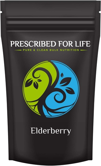 Elderberry Juice Powder | Natural Fruit Juice Powder | High Vitamin C Content and a Good Source of Dietary Fiber & Antioxidants | Gluten Free, Vegan, Non-GMO (10 kg)