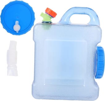 1 Set Outdoor Storage Bucket Beverage Pitcher Water Tank Outdoor Foldable Water Container for Camping Collapsible Water Bottles Camping Accessories Portable Travel Empty Bottle PC