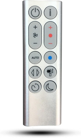 Replacement Remote Control Compatible for HP04 HP05 Dyson Pure Hot + Cool Purifying Fan Air Purifier/Heater (Silver)