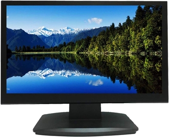 Professional LED Security Monitor, 23.6 Inch HD-TVI, AHD, CVI & CVBS Analog HD 16:9, 1x HDMI & 2X BNC Inputs for CCTV DVR Office & Home Security Camera System
