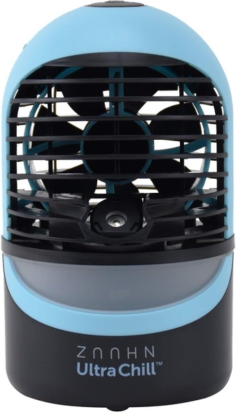 Ultra Chill Personal Cooler and Humidifier | Compact and Portable | No Filter Needed, Easy to Maintain | Quiet 4 Speed Fan | Lasts Up to 10 Hours | Improves Air Quality