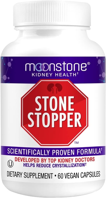 Kidney Stone Stopper Capsules, Outperforms Chanca Piedra Stone Breaker and Kidney Support Supplements, Developed by Urologists to Prevent Kidney Stones, 2 Week Supply (60 Count)