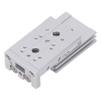 Double Rod Pneumatic Cylinder, Pneumatic Cylinder, M5x0.8 Pneumatic Air Cylinder Stainless Steel for Home, Air Cylinders (HLQ8-20S)