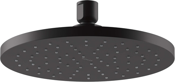 KOHLER K-13688-G-BL 8-Inch Contemporary Round 1.75 gpm Rainhead with Kaktalyst(r) Air-Induction Technology