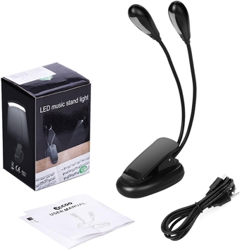 Clip on Light, Book Light for Reading in Bed, Rechargeable Reading Lights for Books, ightweight Clip on Book Light, Small Desk Lamp,Night Lights for Readers