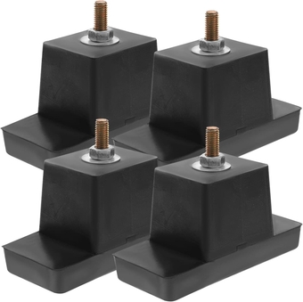 4pcs Air Conditioner Shock Absorber Wall Mounts Mini Split Air Conditioner Mini Accessories Wall Mount Holder Mini Split a c Mini Split Bracket The Outdoor Unit Shock Mount Rubber