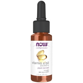 Solutions, E-Oil 23,000 IU, Natural Skin Rejuvenation, Skin Moisturizer, 1-Ounce