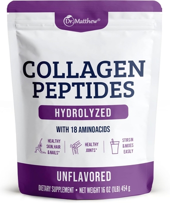Collagen Protein Powder. Grass Fed Collagen Powder for Women & Men. Hydrolyzed Collagen Peptides Powder Unflavored. Quick Dissolve Collagen Peptides. Collagen for Joints, Hair Growth, Weight Loss.