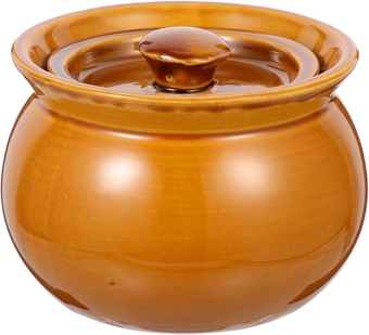 Crock Soup Cookware Casserole Cooking Pot Donabe Pot Nonstick Cookware Cooking Clay Pot Ceramic Casserole with Lid Japanese Clay Pot Steam Oven Japanese-style Ceramics Pottery Pot
