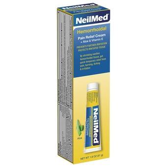 Hemorrhoidal Pain Relief Cream with Aloe & Vitamin E, Hemorrhoid Treatment, Pain Relief, Relieves Burning, Itching and Discomfort, 1.8 oz.