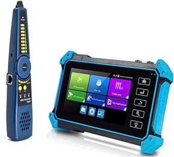 5.4 inch CCTV Tester IP and Analog with RJ45 Cable Tracer, Touch Screen 4K IP Camera Tester Built in WiFi with POE/8G TF Card/HDMI Output/RJ45 TDR, IPC-5200 Plus Support 8MP/12MP AHD/CVI/TVI/SDI