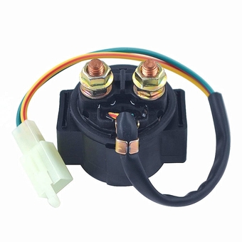 Starter Solenoid Relay for 4-Stroke GY6 Engine 50cc 70cc 90cc 100cc 150cc 200cc 250cc ATV Dirt Bikes Scooters Go Kart Dne Buggys Quad 4 Wheelers Pit Bike Moped Roketa SSR Taotao Sunl Coolster
