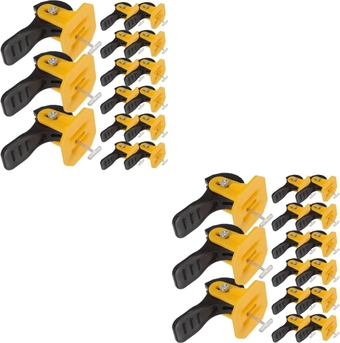 100 Pcs Tile Leveler Tile Leveling Tools for Installation Tile Spacers Leveling Systems Tile Spacers Clips Grout Float Leveling Kit Floor Leveler Steel Needle Flat Clip Wall Tiles