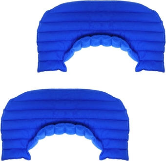 My Heating Pad Microwavable Neck and Shoulder Wrap Plus - Neck Heating Pad, Neck and Shoulder Relaxer, Portable Heating Pad, Large Heating Pad - Neck Wrap Microwavable - 2 Pack Blue
