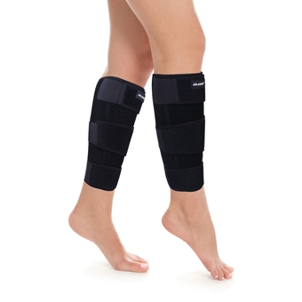 Calf Brace (Pair) - Adjustable Shin Splint Compression Support for Calf Pain Relief, Recovery, Sprain, Swelling, Tennis Leg, Lower Leg Wrap - Calf Sleeve for Men or Women - Universal Size