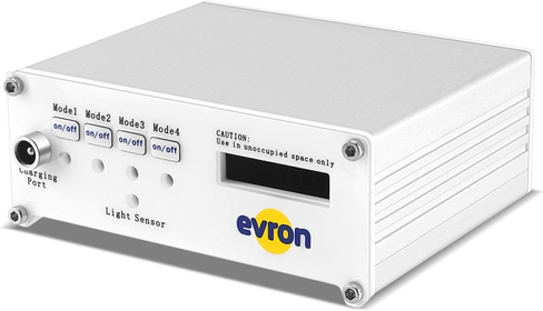 Evron Portable Ozone Generator Plug-in 100mg/H Air Ionizer Odor Eliminator Purifier with Fan Ozone Machine for Rooms,Toilet,Travel and Pets (No Battery Inside)