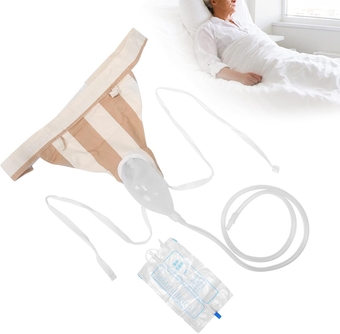 JNDGW01 Silicone Urine Collector Men Male Urine Catheter Bags Wearable Urine Collection Drainage Bag Incontinence & Ostomy