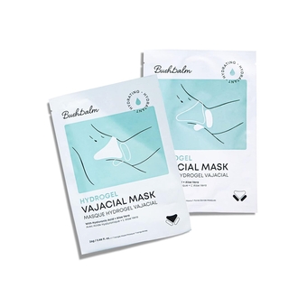Hydrogel Vajacial Mask - Hydrating Mask with Hyaluronic Acid and Aloe Vera to Cool and Soothe Skin Post-Hair Removal, 1 Full Mask Sets