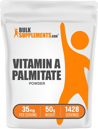 Vitamin A Palmitate Powder - Pure Vitamins - Vitamin A Retinol Palmitate - Vitamin A Supplement - Vitamin A Supplements - Acne Vitamins (50 Grams - 1.8 oz)