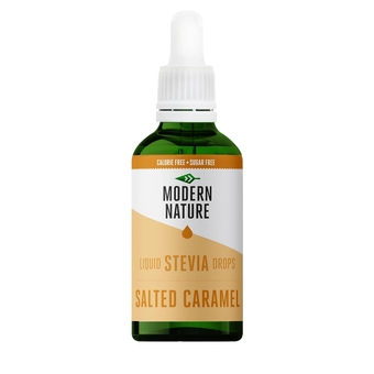 Salted Caramel Flavor Liquid Stevia Drops Sweetener - Zero Calorie Sugar Free Coffee Syrup Alternative – Flavor Coffee, Protein Powder, Yoghurt, Tea, Keto, Paleo, Vegan, Non-GMO Sweetner