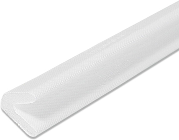 Weather Stripping Door Seal, White Door Weather Stripping V Shape Door Seals for Door Frame,1/2 Inch Wide X 19 Feet Long, Self-Adhesive Door Insulation Soundproofing Window Gap Sealing Strip