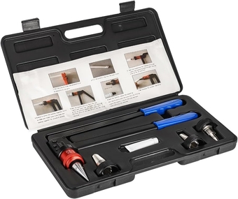 Auto-spin Pex-A Expansion Tool Kit - Includes 1/2 Inch, 3/4 Inch. and 1 Inch Expander Heads (Auto-spin)