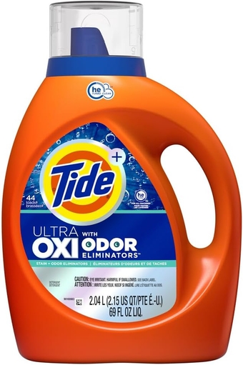 Ultra OXI with Odor Eliminators Liquid Laundry Detergent, 69 oz., For Visible and Invisible Dirt