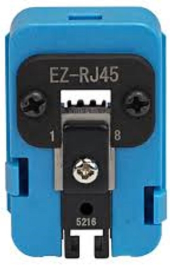 EZ-RJ45 Die for EXO Crimp Frame Clamshell Accessory Box (100072C), Blue