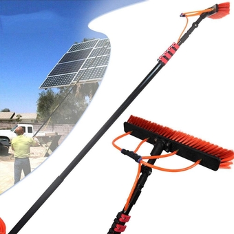 Elescopic Extension Cleaning Pole, Carbon Fiber Telescopic Rod, 3.6-11M Photovoltaic Panel Cleaning Equipment for Trucks Windows, Window Glass Wall, Conservatory Roof,24FT/7.2M