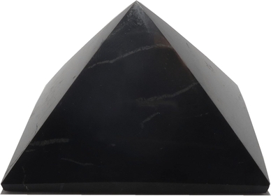 Shungite Pyramid Handsome Protector Shotgun Black Stone 1.5-1.75 Inches