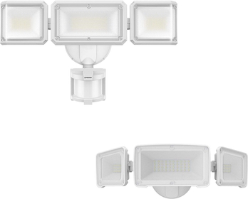 42W LED Security Lights Motion Sensor Outdoor Light& 35W LED Security Light, 3500LM Outdoor Flood Light Fixture