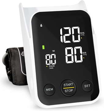 Heal Force Blood Pressure Monitor Upper Arm Automatic Digital BP Machine with Storage Box Backlit Screen Pulse Rate Monitoring Meter Adjustable Cuff Home Use Christmas gift
